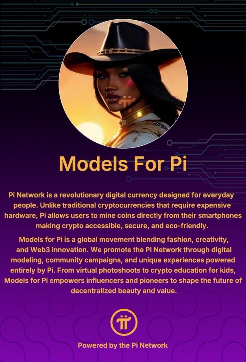 Models for Pi

Who We Are
Welcome to Models for Pi (AI art)

This platform is for companies to browse freelance models for any event or service. All models upload their pictures , set their own standards of what they will, and will not accept. 

There will also be a calendar