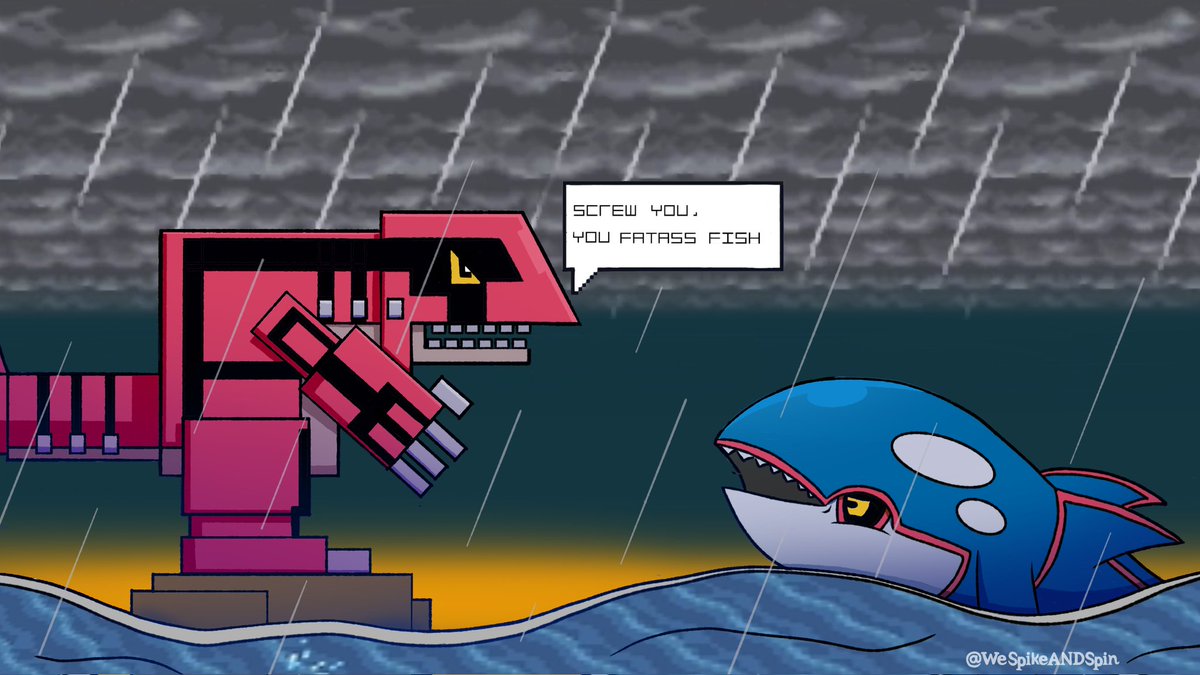 Im quite fond of spine broken Groudon