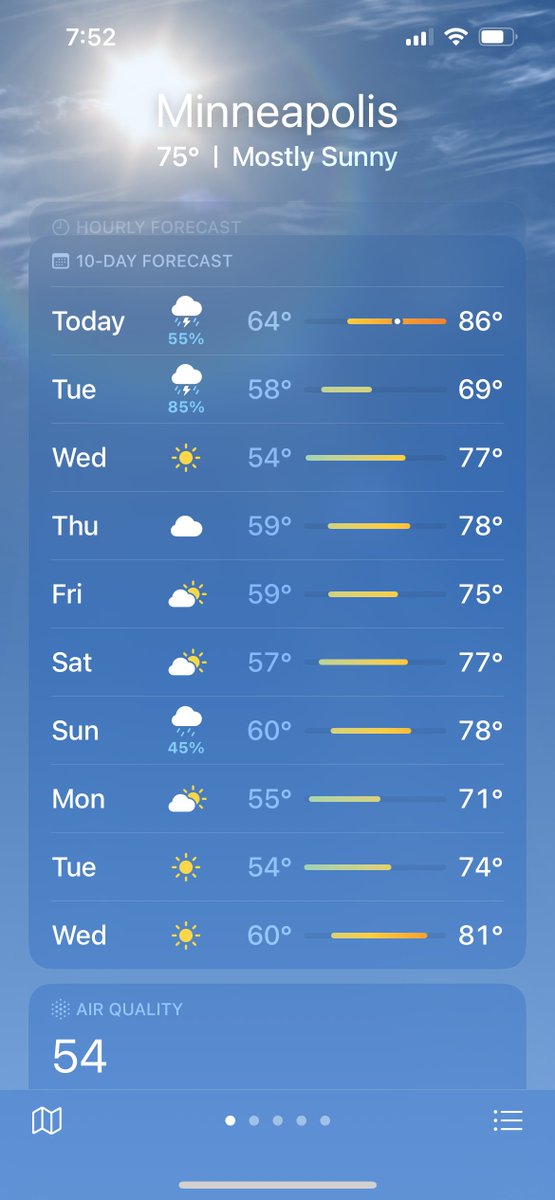 Happy Monday! Can't wait to see everyone soon!🎉 Quick reminders: 

👕 Dress code: 
🧑‍🏫Lectures/hands-on- Casual + scrubs (we’ve got you covered!)
🍺 6/3 HH - Casual
🍽️ 6/4 Dinner - Business casual
ℹ️ 6/5 Faculty Dinner - Business formal (invite only)

☁️ Weather &amp; air update ⬇️