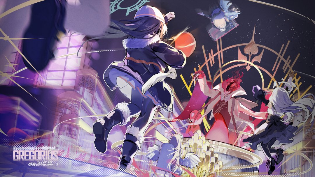 グレゴリオ🌙
描いてたらグレゴリオもゲブラも終わってた
 #ブルアカ