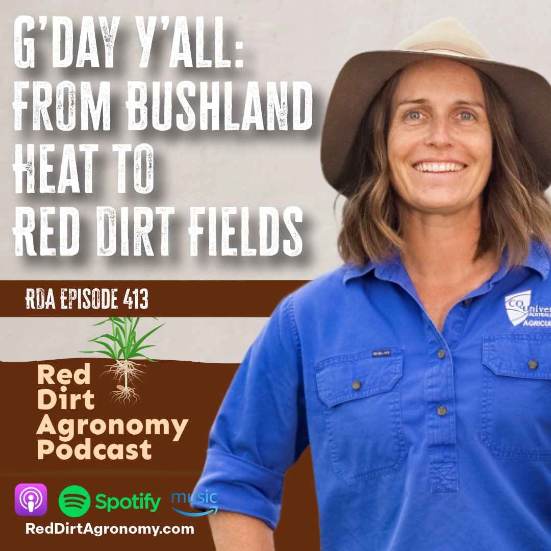 RedDirtAg's tweet image. 🌾 Too wet to plant? You’re not alone.
The @RedDirtAg crew breaks down Oklahoma’s soggy spring, weed battles &amp;amp; replant risks—then goes global with Aussie researcher Dr. Tieneke Trotter of @CQU  🇦🇺.

🎧 Listen here:apple.co/4dNSu5U

#OKAg  #AgTwitter #CropsAcrossContinents