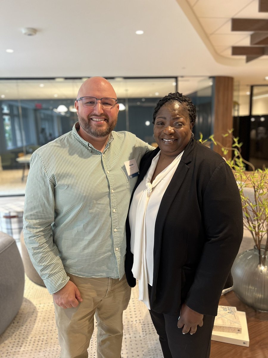 AnjanetteYoung0's tweet image. I had the privilege of addressing a room full of law students at the @IJ  about the significance of client stories in media strategy when litigating. The highlight was spending time with Trina Martin, a new ally in the fight for Justice.

#IAMHER
#endwrongraids