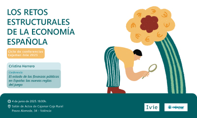 Ivie (@ivie_news) on Twitter photo 🗨️ Conferencia de <a href="/CHerreroSanchez/">Cristina Herrero Sánchez</a>, presidenta de <a href="/AIReF_es/">AIReF</a>, en #Valencia: El estado de las finanzas públicas en España: las nuevas reglas del juego.
Este miércoles, 4 de junio, en la sede de <a href="/Cajamar/">Grupo Cajamar</a>, a las 18:00
🖊️ Inscríbete y ven a escucharla 👉 ivie.es/es_ES/ptsemina… 🗨️ Conferencia de <a href="/CHerreroSanchez/">Cristina Herrero Sánchez</a>, presidenta de <a href="/AIReF_es/">AIReF</a>, en #Valencia: El estado de las finanzas públicas en España: las nuevas reglas del juego.
Este miércoles, 4 de junio, en la sede de <a href="/Cajamar/">Grupo Cajamar</a>, a las 18:00
🖊️ Inscríbete y ven a escucharla 👉 ivie.es/es_ES/ptsemina…