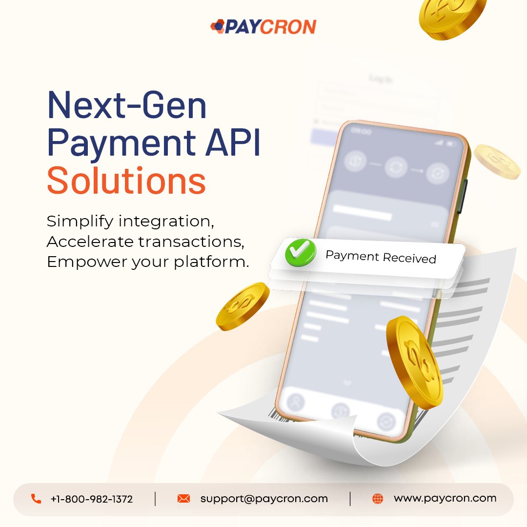 paycron_inc's tweet image. Streamline your payments with #Paycron’s advanced API. Enjoy easy integration, lightning-fast transactions, and scalable solutions tailored for growth.

#onlinepaymentgateway #OnlinePaymentSolutions #OnlinePaymentProcessing  #APIIntegration #ecommercesolutions #onlinepayments