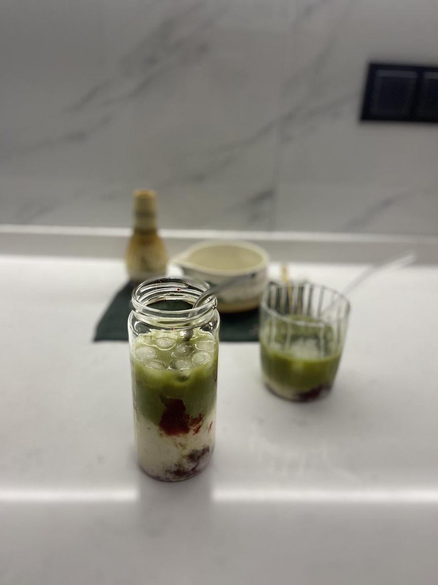Çilek marmelatını da ben yaptım gelsene matcha içeriZ