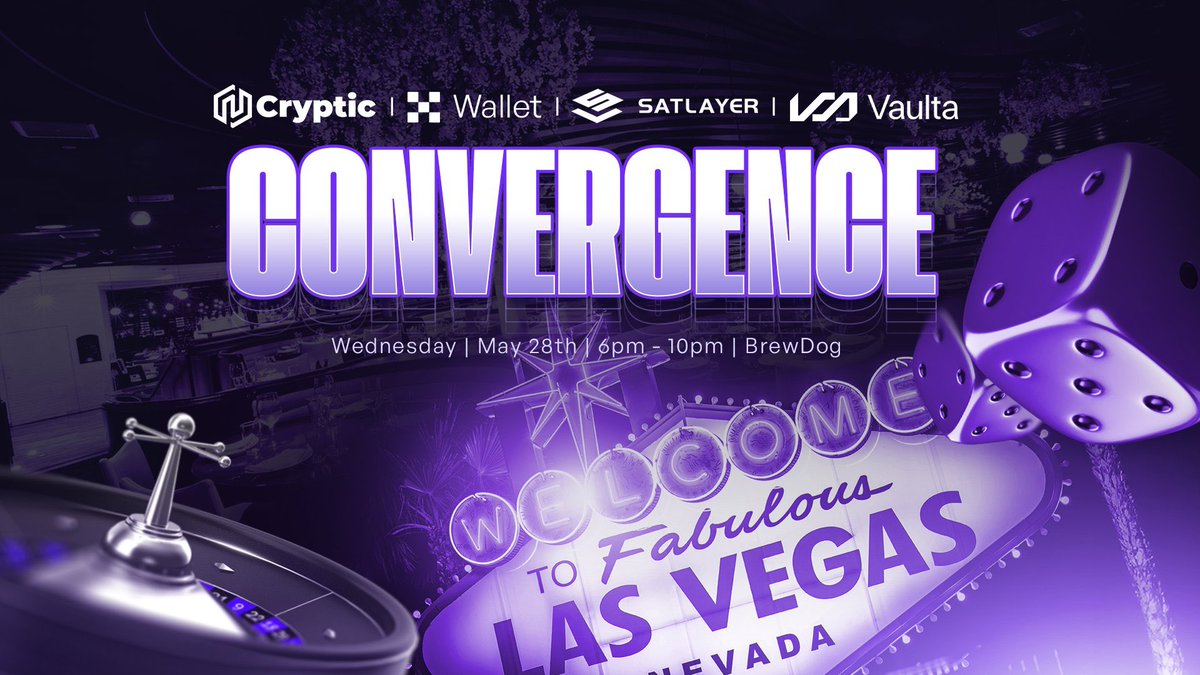 What an epic #Convergence in Vegas! 🎉 Huge thanks to <a href="/okx/">OKX</a>, <a href="/wallet/">OKX Wallet</a>, <a href="/satlayer/">SatLayer 🟨🧊</a>, &amp; <a href="/Vaulta_/">Vaulta (prev. EOS)</a> for an unforgettable night of curated cuisine, premium drinks, and game-changing conversations. 

Strategic alliances were definitely forged! 🤝