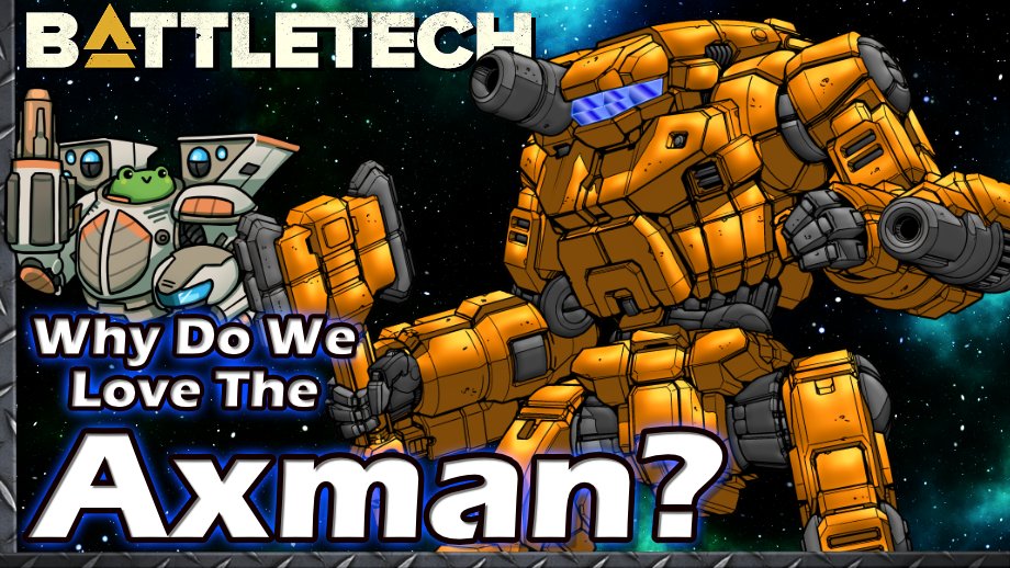 Today, we spend some time with the venerable Axman.

Is it a good implementation of cutting edge technology or does it it swing flat?

Let's find out.

youtu.be/QAPcesJ-ghY

#BattleTech