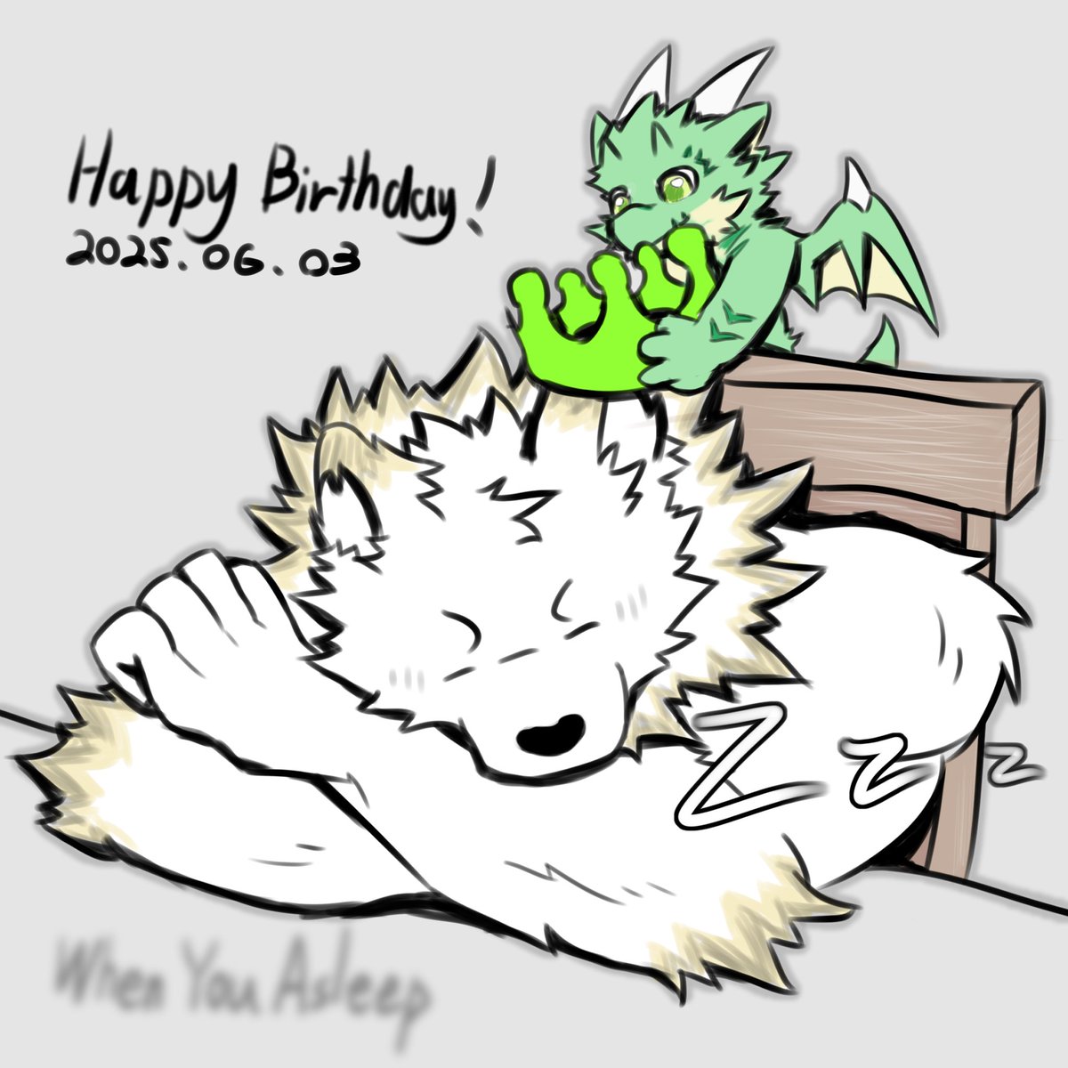 DragonMidorimon's tweet image. Happy Birthday daddy！
@SEMKpppAsz