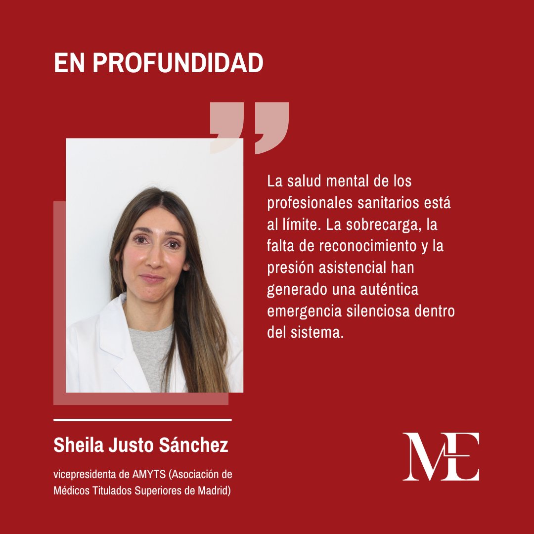 New Medical Economics (@nmeconomics) on Twitter photo ✍️ Sheila Justo Sánchez, vicepresidenta de AMYTS (Asociación de Médicos Titulados Superiores de Madrid) #NME213 #EnProfundidad <a href="/SheilajustoS/">sheilajusto</a>
💡 Emergencia médica: nuestra salud mental
newmedicaleconomics.es/emergencia-med… ✍️ Sheila Justo Sánchez, vicepresidenta de AMYTS (Asociación de Médicos Titulados Superiores de Madrid) #NME213 #EnProfundidad <a href="/SheilajustoS/">sheilajusto</a>
💡 Emergencia médica: nuestra salud mental
newmedicaleconomics.es/emergencia-med…