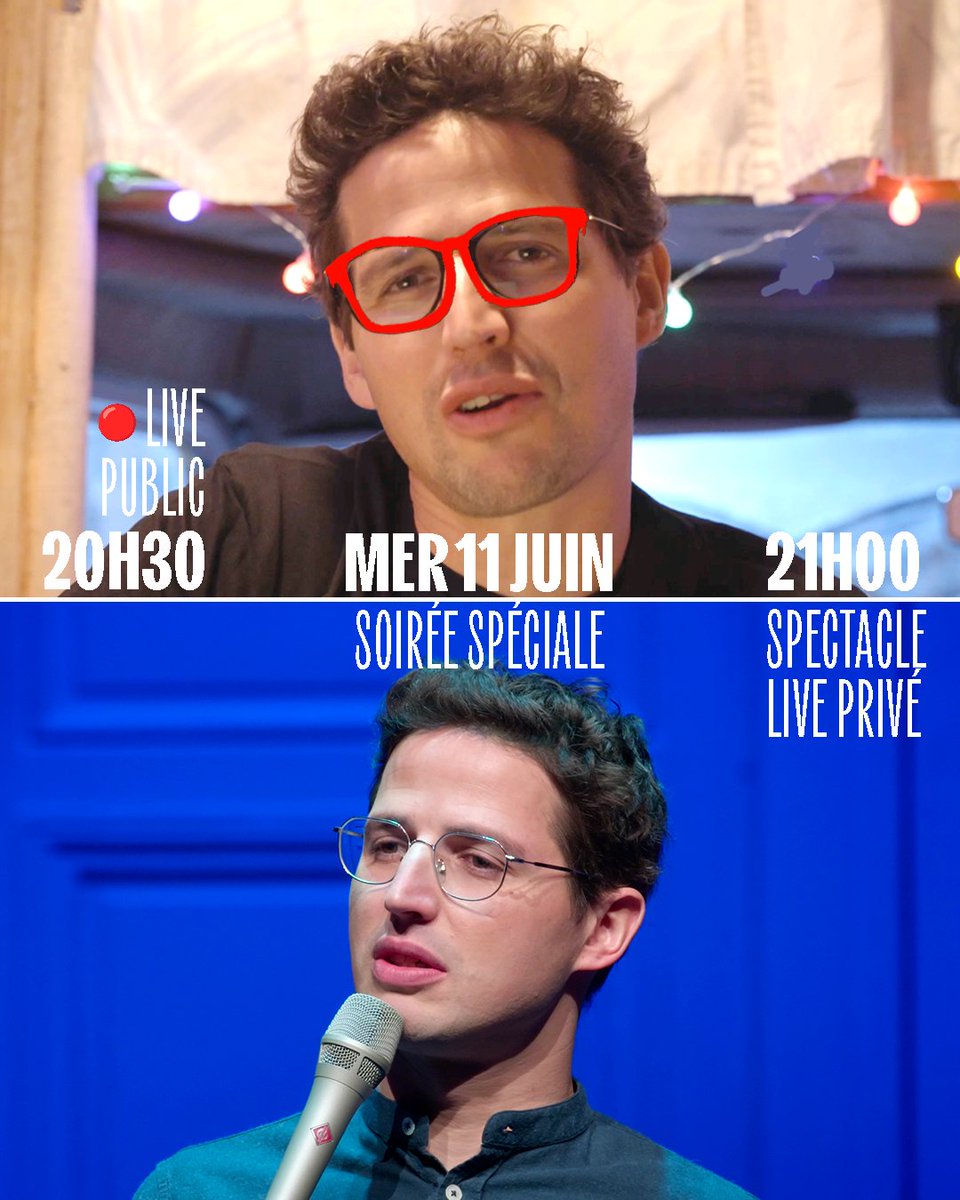 Mon dernier spectacle : pas vu à la télé, ni sur une plateforme. De l’artiste au public, en circuit court. 

➡️ Accès VOD ici : harounbillets.com/SEULs-VOD

📅 Au programme :
- 20H30 : live public sur les réseaux
- 21h : Diffusion de SEULs
- 22h30 : live privé (coulisses, anecdotes,