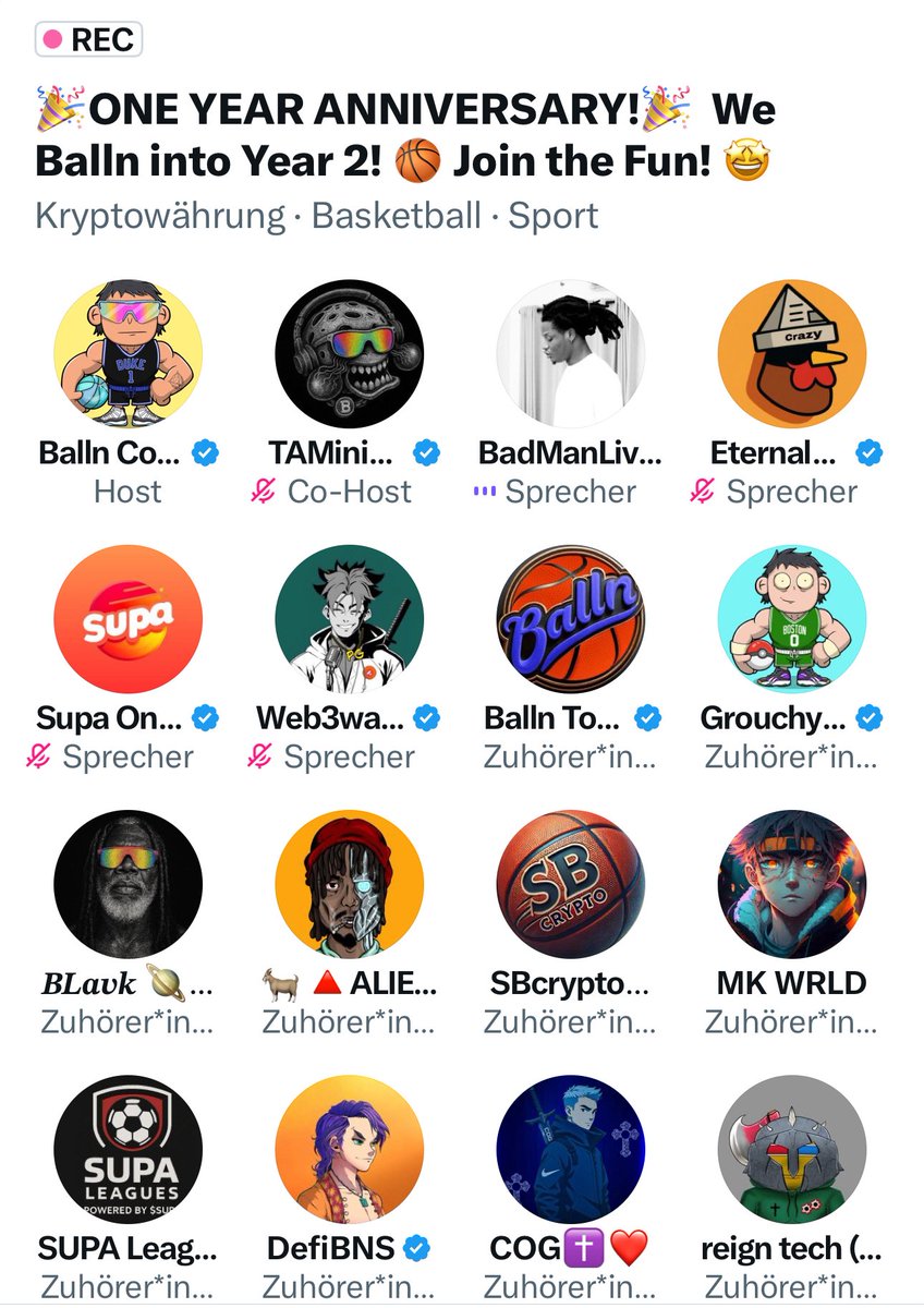 Eternal_HeroS's tweet photo. We Celebrate our Birthday and Start the second year with #Balln 

Don’t miss this Birthday Spaces with us.

We Celebrate togheter with #BallnCoach 

#Avax #BallnCoach #Crazy #LFJ #COQ #CryptoExplode #Bitcoin #APEX https://t.co/cGX820bQLs