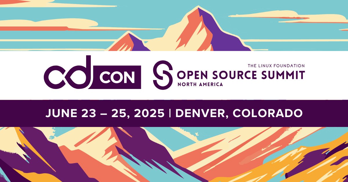 🎫 Register for #cdCon at #OSSummit NA 2025 by June 9 to save! 
Event details: hubs.la/Q03q9-Cw0