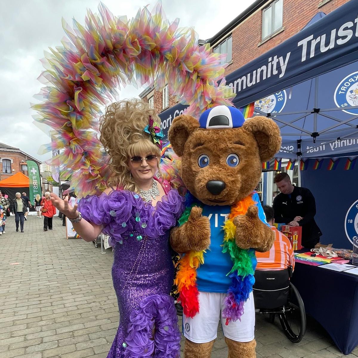 Stockport County Community Trust (@scfccommunity) on Twitter photo 🏳️🌈 So great to showcase our LGBTQ+ football programme at <a href="/StockportPride/">Stockport Pride</a> 2025.
⚽️ County Pride FC is supported by the Premier League Fans’ Fund and offers fun, friendly and fully inclusive training sessions.
<a href="/PLCommunities/">Premier League Communities</a> <a href="/StockportCounty/">Stockport County</a> #PLFansFund
stockportcounty.com/community-trus… 🏳️🌈 So great to showcase our LGBTQ+ football programme at <a href="/StockportPride/">Stockport Pride</a> 2025.
⚽️ County Pride FC is supported by the Premier League Fans’ Fund and offers fun, friendly and fully inclusive training sessions.
<a href="/PLCommunities/">Premier League Communities</a> <a href="/StockportCounty/">Stockport County</a> #PLFansFund
stockportcounty.com/community-trus…