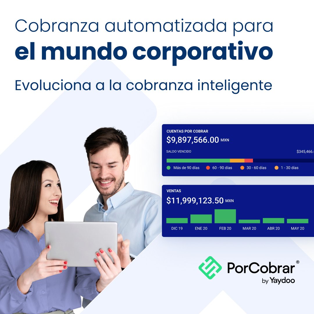 📈 Si tus ingresos están creciendo, pero tu cobranza no escala al mismo ritmo, es hora de evolucionar.

La gestión manual ya no es opción en entornos corporativos.

Con PorCobrar, las empresas automatizan su proceso de cobranza.