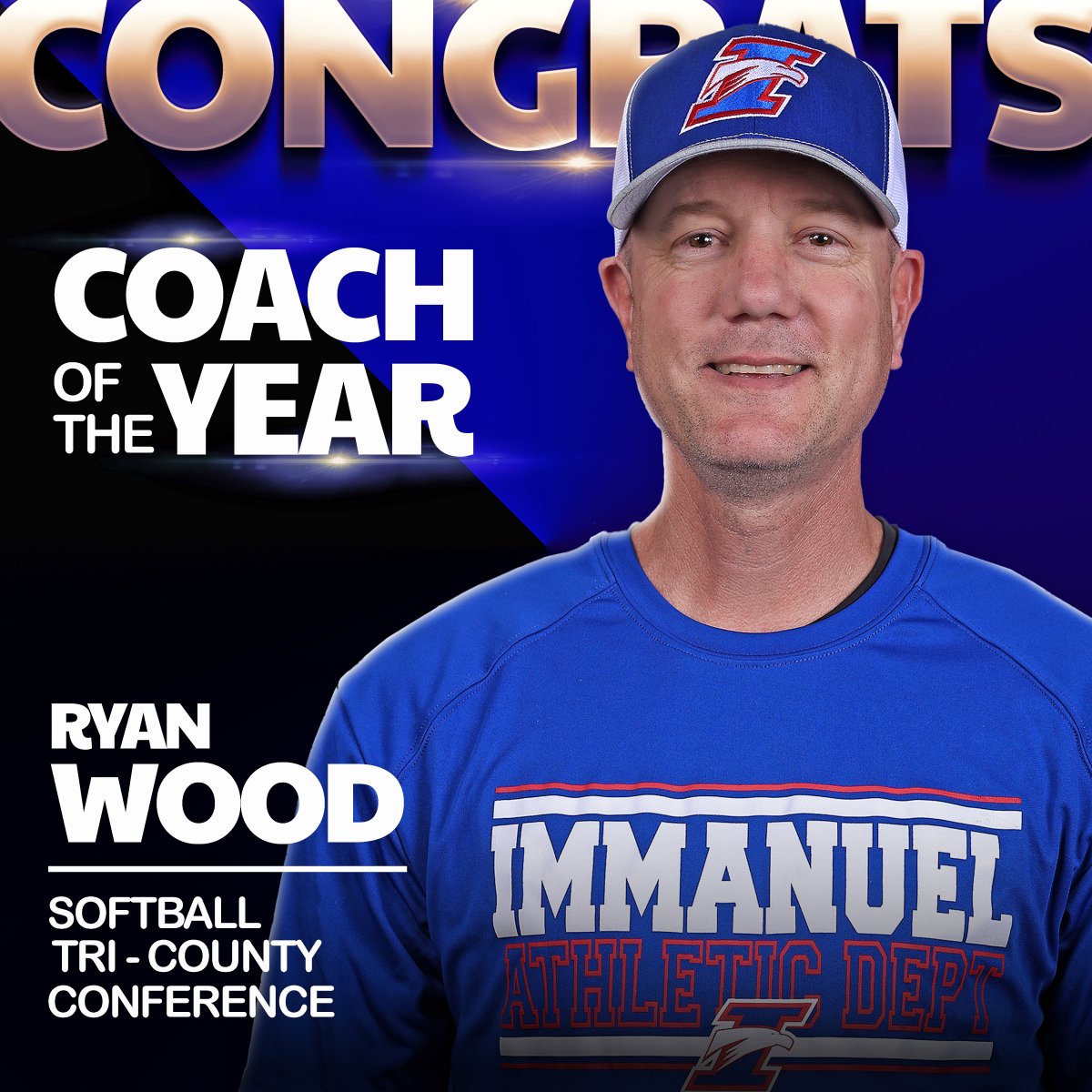 Huge congrats to our own, Ryan Wood, on being named the TCC Sequoia Division "Coach of the Year"! Amazing season, Coach Wood!
#GoEagles