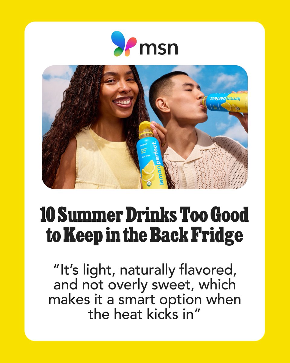 lemonperfect's tweet image. Hot off the press! We&apos;re loving these recent shoutouts for Lemon Perfect 🗞️