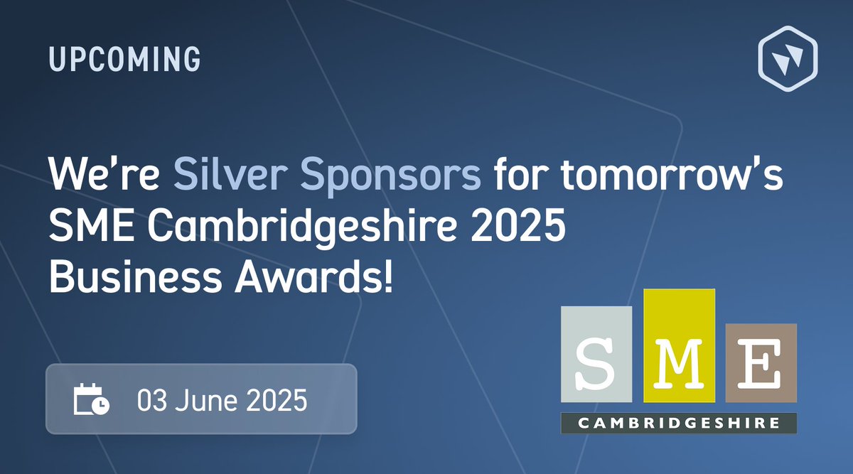 Cambridge Kinetics is proud to be a Silver Sponsor at tomorrow’s SME Cambridgeshire Business Awards.

Empowering SMEs is at the heart of everything we do—and we can’t wait to meet the next wave of Cambridgeshire innovators.

#CambridgeKinetics #Kinabase #SMECambsAwards