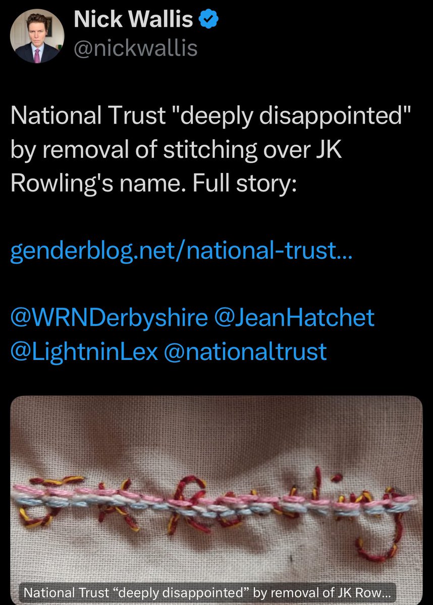 India Willoughby (@indiawilloughby) on Twitter photo I hope <a href="/DerbysPolice/">Derbyshire Police</a> take action following this act of vandalism from the arrogant Gender Critical movement.
A dress bearing the names of prominent women was conceived by the artist Layla Koo - with collaborative contributions. Part of the dress featured the name JK Rowling, I hope <a href="/DerbysPolice/">Derbyshire Police</a> take action following this act of vandalism from the arrogant Gender Critical movement.
A dress bearing the names of prominent women was conceived by the artist Layla Koo - with collaborative contributions. Part of the dress featured the name JK Rowling,