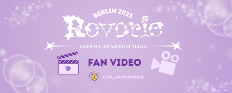Hey Eri! 💕
As announced, we are planning to make a Fan Video for Baekhyun's Reverie Concert in Berlin. If you want to participate, please carefully read through the description and guidelines in this form. 

forms.gle/y9FvFcm9X5ykWC…

#BAEKHYUN #ReverieBERLIN #BaekhyunBERLIN