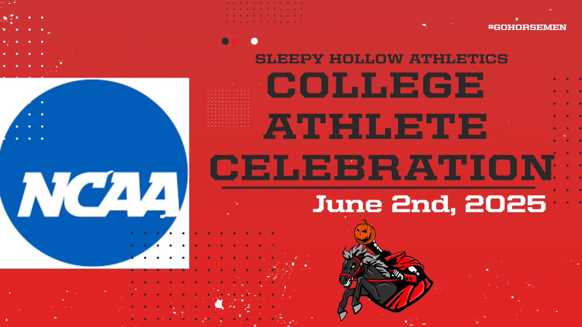 Today we celebrate our senior student athletes who are continuing their athletic and academic journeys at the collegiate level!  3:15pm ceremony in the HS auditorium.  Go Horsemen!   <a href="/SHHSNY/">Sleepy Hollow High School</a> <a href="/ufsdtarrytowns/">Tarrytown Schools</a> <a href="/TarrySup/">Ray Sanchez</a> #HorsemenPride