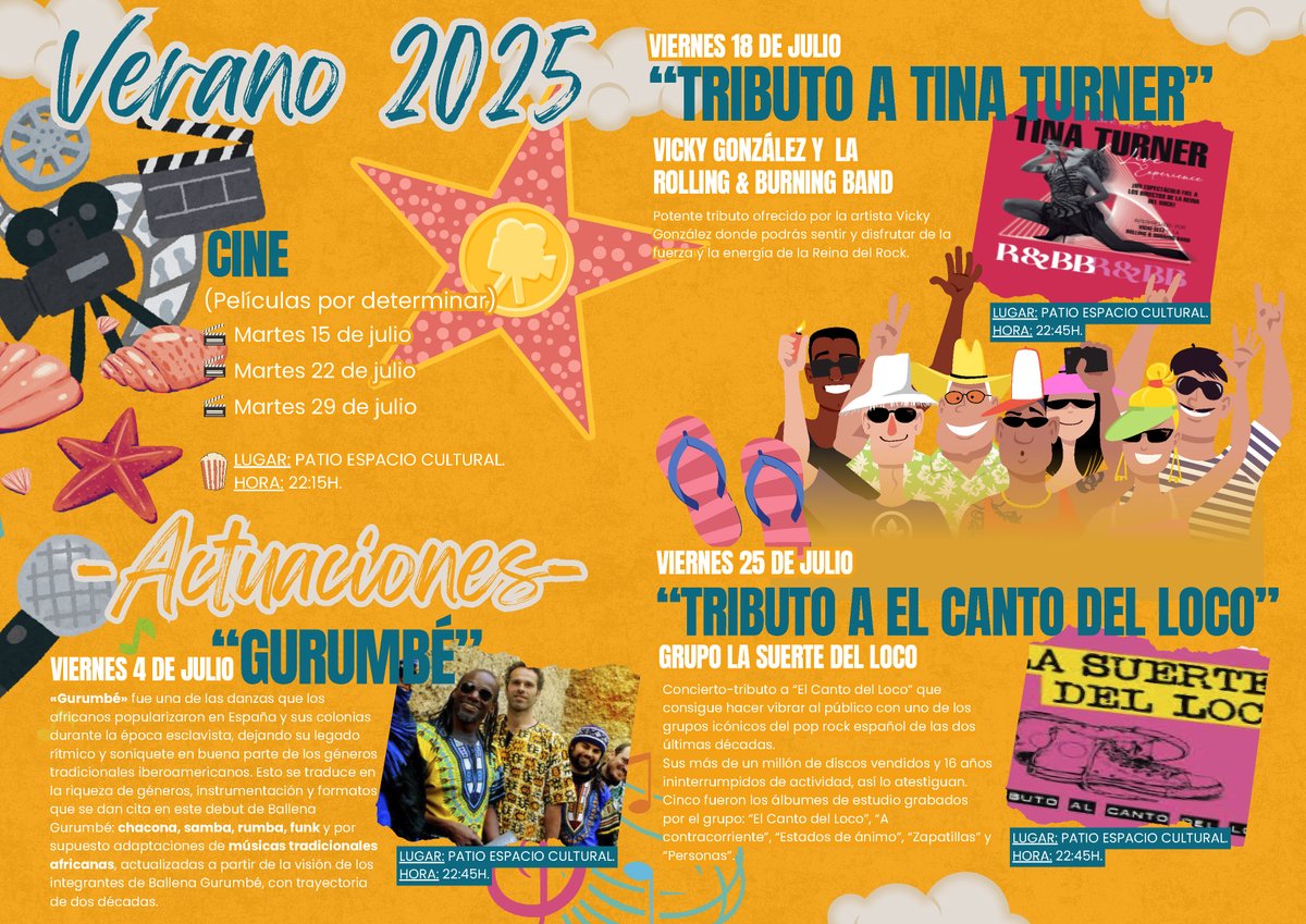 Ayto. Salteras (@aytosalteras) on Twitter photo 🎉🎬 NO HAY VERANO SIN LAS NOCHES DE SALTERAS 🎬🎉
🌟 Verano CULTURAL 2025 🌟
📞 MÁS INFORMACIÓN:
📱 Teléfonos: 955 707 102 / 955 707 373
📧 Correo electrónico: cultura@salteras.es
🌐 Cultura Salteras
#Salteras #Cultura 🎉🎬 NO HAY VERANO SIN LAS NOCHES DE SALTERAS 🎬🎉
🌟 Verano CULTURAL 2025 🌟
📞 MÁS INFORMACIÓN:
📱 Teléfonos: 955 707 102 / 955 707 373
📧 Correo electrónico: cultura@salteras.es
🌐 Cultura Salteras
#Salteras #Cultura