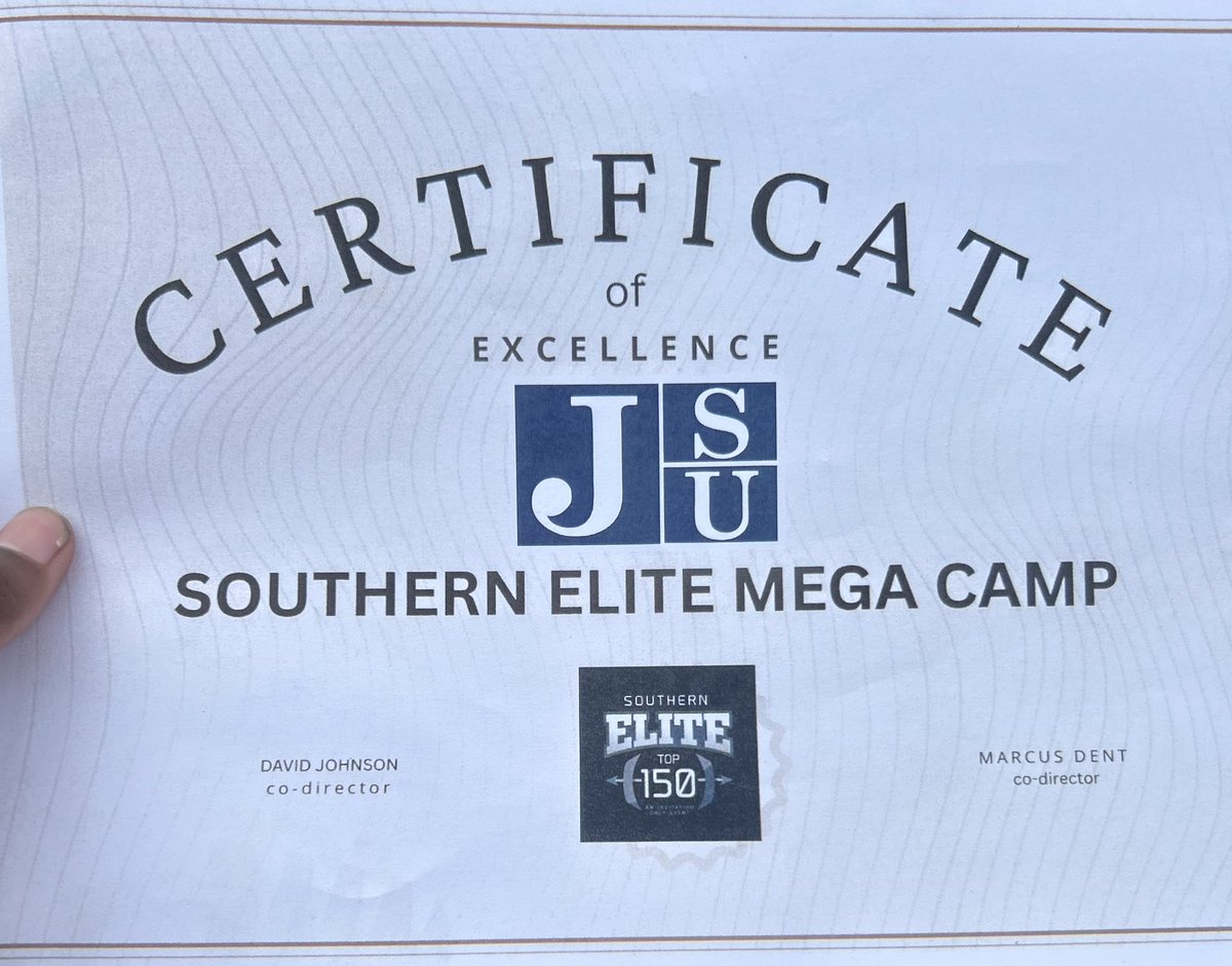 Jaedyn Powell (@jaedyn_powell) on Twitter photo Performed very well at JSU’s Mega Camp yesterday named Top 5 Quarterbacks. Can’t wait to come back for my visit.
<a href="/gojsutigersfb/">Jackson State Football</a> <a href="/hytfootball/">Hueytown Football</a> <a href="/CoachL__/">Coach L</a> <a href="/gregpatterson51/">Greg Patterson</a> <a href="/TDARecruiting/">Touchdown Alabama Recruiting</a> <a href="/AL6AFootball/">Alabama6AFootball</a> <a href="/PrepRedzoneAL/">Prep Redzone Alabama</a> <a href="/CoachBooSmith/">Boo Smith</a> <a href="/dprice_qb17/">Coach Demetric Price</a> <a href="/SouthAlabamaFB/">South Alabama Football 🏈</a> <a href="/HallTechSports1/">Hall-Tech Sports</a> Performed very well at JSU’s Mega Camp yesterday named Top 5 Quarterbacks. Can’t wait to come back for my visit.
<a href="/gojsutigersfb/">Jackson State Football</a> <a href="/hytfootball/">Hueytown Football</a> <a href="/CoachL__/">Coach L</a> <a href="/gregpatterson51/">Greg Patterson</a> <a href="/TDARecruiting/">Touchdown Alabama Recruiting</a> <a href="/AL6AFootball/">Alabama6AFootball</a> <a href="/PrepRedzoneAL/">Prep Redzone Alabama</a> <a href="/CoachBooSmith/">Boo Smith</a> <a href="/dprice_qb17/">Coach Demetric Price</a> <a href="/SouthAlabamaFB/">South Alabama Football 🏈</a> <a href="/HallTechSports1/">Hall-Tech Sports</a>