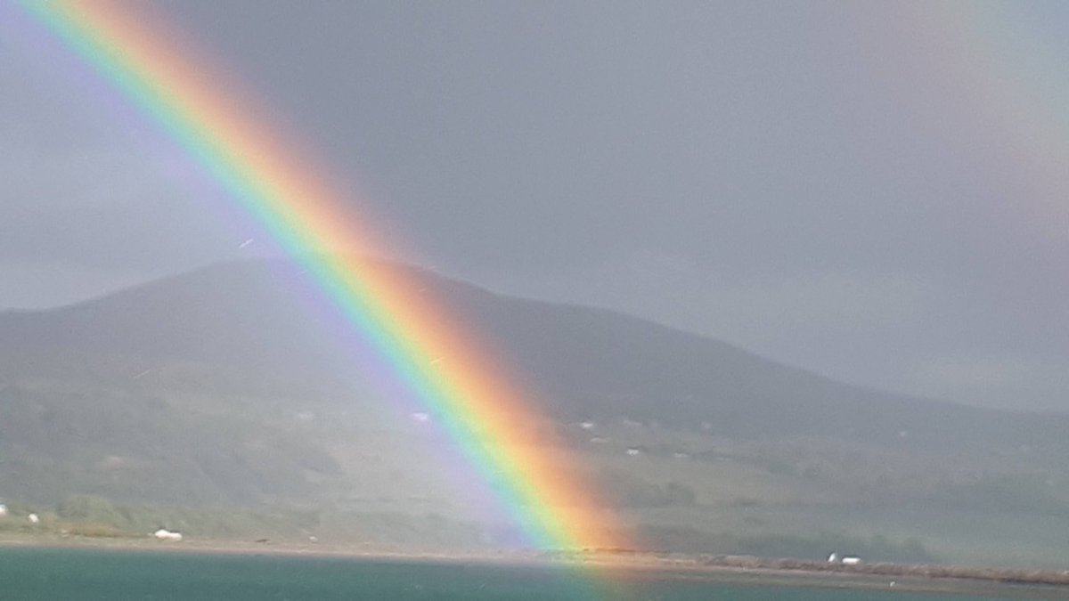 Rainbow photo taken at Melness
