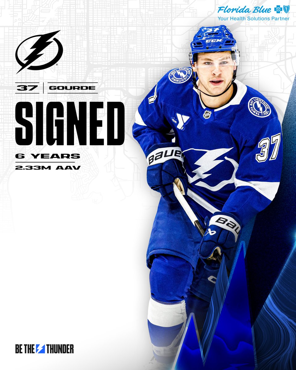 Heeeeere's Yanni!

We have signed forward Yanni Gourde to a six-year contract worth an AAV of $2.33 million.

📝: tbl.co/6-2gourde