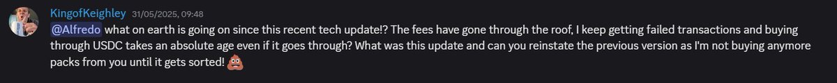 A few weeks ago, FifaCollect migrated from Algorand $ALGO to Avalanche $AVAX, promising scalability and better UX. Users are reporting long waits and failed transactions. I wonder if it's legitimate to lie about your real capabilities to get investments.