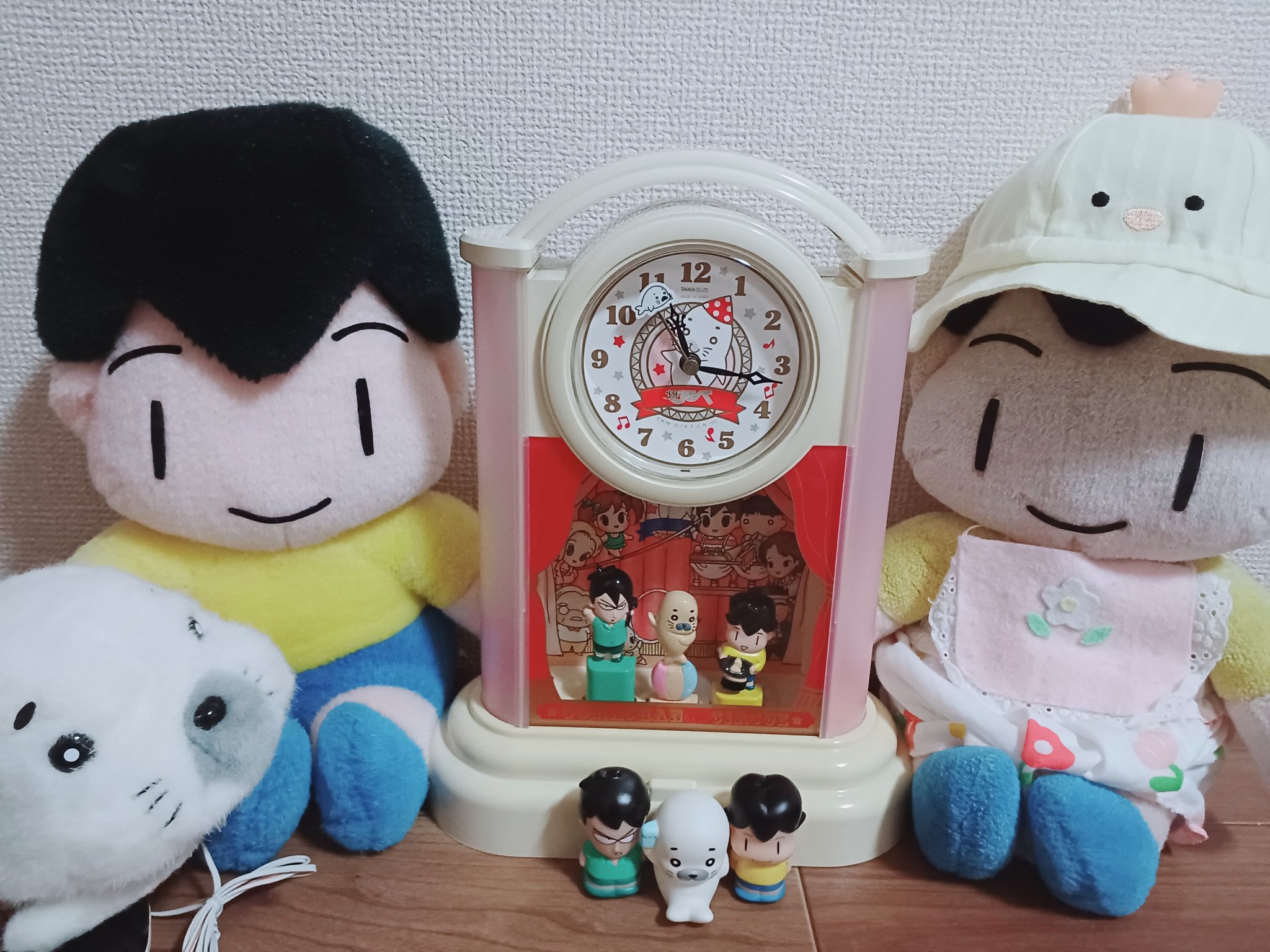 タカラ　少年アシベ　ゴマちゃんからくり時計　1991年　希少　当時物　未使用品 タカラ 少年アシベ ゴマちゃんからくり時計 1991年 希少 当時物