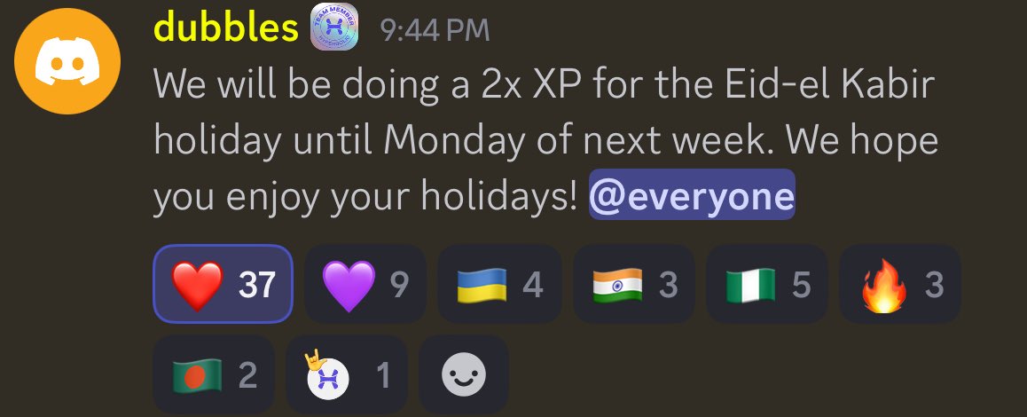 0x_ajmal's tweet photo. Community Announcement 📣

We Are boosting your XP with 2x booster, keep engaging on @hyperbolic_labs 

Give your best quality material on community building ✨

Thanks to @d_u_bbles for making such initiatives towards community!

Community = Everything 💯 https://t.co/FXFIJ0Gz9E