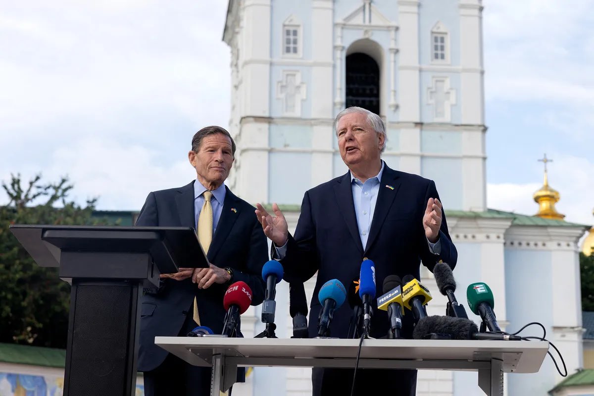 Why the hell is Lindsey Graham traveling to Ukraine on our tax dollars? He didn't bother going to North Carolina. He didn't go to California. He didn't go to Hawaii. 

Why do our representatives show up for other countries, but when we need their support for our states, they are