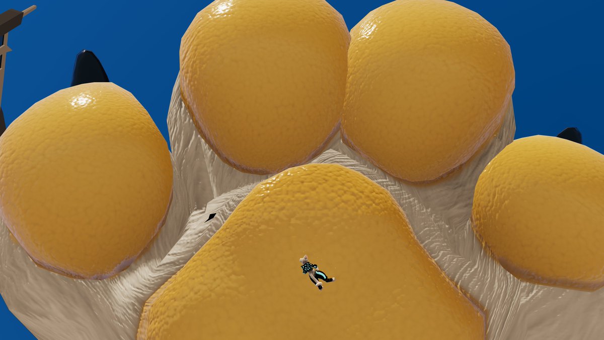 WooW.. you are suddenly crazy small under my Vulper Footpaw :O