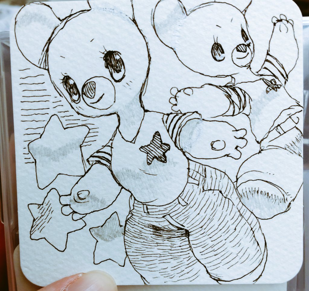 デザフェス用に新規色紙描き始めた！