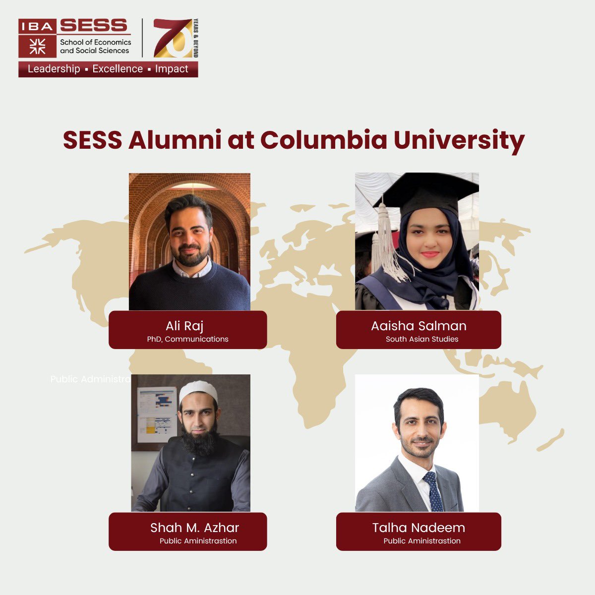School of Economics and Social Sciences(SESS), IBA (@sess_iba) on Twitter photo Our proud alumni at <a href="/Columbia/">Columbia University</a>!
📌 Admissions now open for undergrad and grad programs at SESS.
🔗 Apply here: onlineadmission.iba.edu.pk
#SESSAlumni Our proud alumni at <a href="/Columbia/">Columbia University</a>!
📌 Admissions now open for undergrad and grad programs at SESS.
🔗 Apply here: onlineadmission.iba.edu.pk
#SESSAlumni