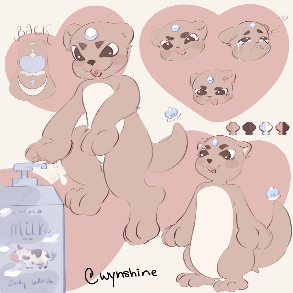 wynshine's tweet photo. 🦦Hello, my name is Wyn! Nice to meet you~ 🩵
°˖✧°˖°˖°✧˖°
I'm an otter genie who's been released from my magical prowess of laziness, and I reeeaaaaaaaaaaaaally wanna go back to lounging around. Help me collect wishes to do so? 🔮
°˖✧°˖°˖°✧˖°
Design: ME!🪄
🎨&amp; RIG: @smibbily https://t.co/3gFnx5y8Qs