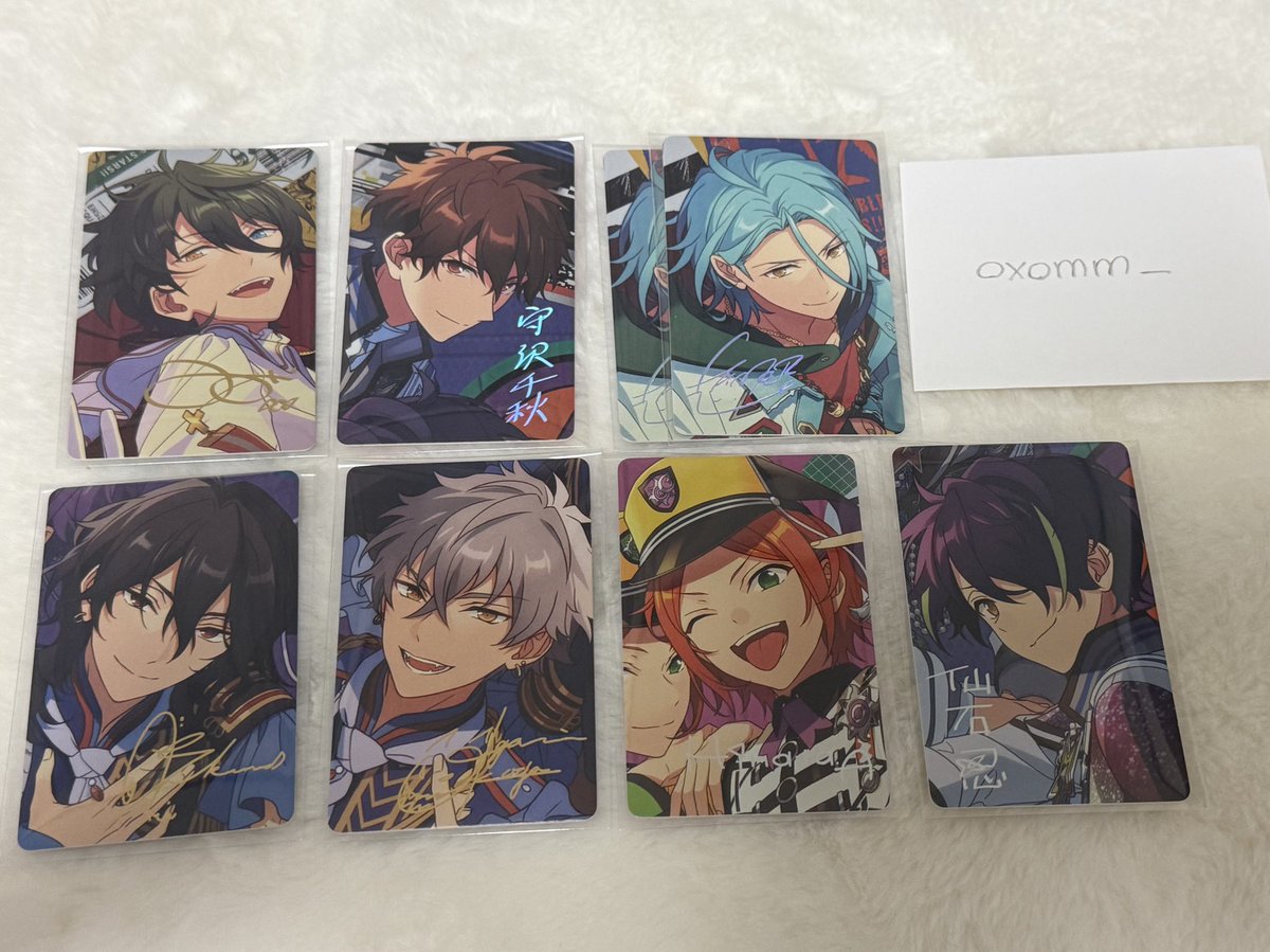 あんスタ 中国 TRIP カード 交換

譲 HiMERU 零 忍 みか 千秋 晃牙

求 泉 日和 燐音1 こはく1(友人分)

都内手渡し又は郵送。
お気軽にご連絡お待ちしております。