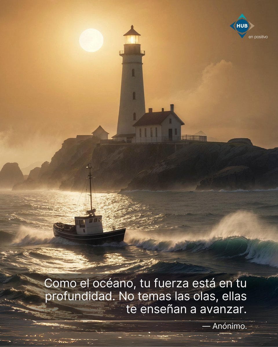 🌊 Como el océano, tu fuerza está en tu profundidad.
No temas las olas, ellas no vienen a derribarte, vienen a enseñarte cómo avanzar. 💙

Recuerda: cada desafío es una oportunidad para descubrir de qué estás hecho. Permítete fluir, crecer y emerger más fuerte que nunca.

Feliz