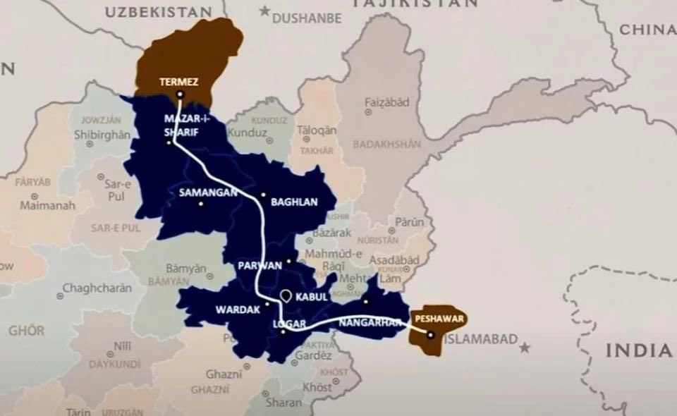 This railway line will be a major boost for Afghanistan tbh, almost runs the width of the country and will connect both Afghanistan and Uzbekistan directly to Peshawar

From there it links directly to Pakistan’s Main Line 1, connecting to Pindi, Lahore, Karachi port and in future