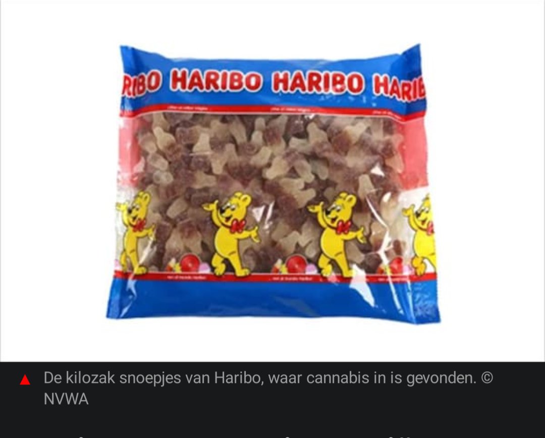 Cannabis found in Haribo Cola bottle candies 🔥

Anyone know in which stores?

Asking for a friend 😬