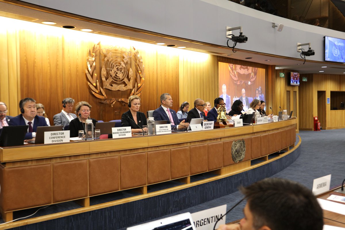 IMO's Technical Cooperation Committee opens today highlighting a year of impact:
🔹4,500+ people trained
🔹49 countries supported on National Action Plans
🔹40 tech demo pilots on GHG cuts, digitalization &amp; seafarer welfare.
Read <a href="/IMOSecGen/">Arsenio Dominguez</a> opening speech: tinyurl.com/489tp5yy