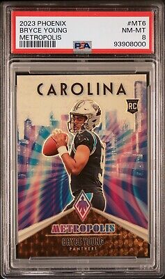 gems_card's tweet image. 2023 PHOENIX METROPOLIS BRYCE YOUNG RC #MT6 PSA 8 - CAROLINA PANTHERS #ad #thehobby ebay.com/itm/2860080226…