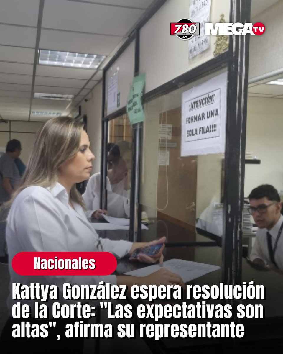 KATTYA GONZÁLEZ ESPERA RESOLUCIÓN DE LA CORTE: "LAS EXPECTATIVAS SON ALTAS", AFIRMA SU REPRESENTANTE🙌

📢Robert Marcial González, hermano y representante legal de la exlegisladora, informó sobre los avances en la integración de la Corte Suprema de Justicia que resolverá la