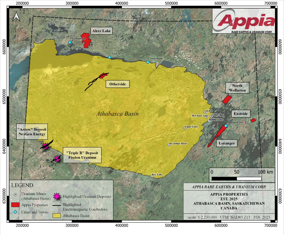 InvestorNews (@in8news) on Twitter photo #Appia Receives 5-Year Exploration Permit for the Otherside #Uranium Property in the #AthabascaBasin, #Saskatchewan bit.ly/4dFiqk2
#CriticalMinerals #RareEarths <a href="/Appiareu/">Appia Rare Earths & Uranium Corp. (CSE: API)</a> $API.C $APAAF #Appia Receives 5-Year Exploration Permit for the Otherside #Uranium Property in the #AthabascaBasin, #Saskatchewan bit.ly/4dFiqk2
#CriticalMinerals #RareEarths <a href="/Appiareu/">Appia Rare Earths & Uranium Corp. (CSE: API)</a> $API.C $APAAF