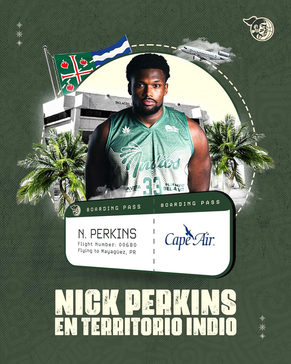 Se reporta Nick Perkins a la Sultana del Oeste.🫡📍#HechoEnMayagüez