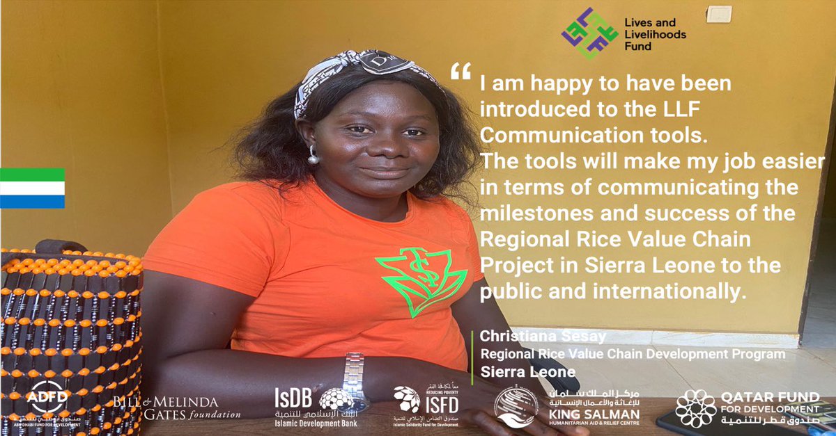 Tahir Bockarie, PhD (@tai_bock) on Twitter photo After 9 months on the <a href="/isdb_group/">IsDB Group</a> Regional Rice Value Chain Project,I’ve built the PMU comms team’s capacity on asset production& reporting using IsDB guidelines. As I wrap up,I’m confident they’ll keep applying the skills&knowledge gained. #FeedSalone <a href="/LLF_fund/">Lives and Livelihoods Fund (LLF)</a> #WeWillFeedSalone After 9 months on the <a href="/isdb_group/">IsDB Group</a> Regional Rice Value Chain Project,I’ve built the PMU comms team’s capacity on asset production& reporting using IsDB guidelines. As I wrap up,I’m confident they’ll keep applying the skills&knowledge gained. #FeedSalone <a href="/LLF_fund/">Lives and Livelihoods Fund (LLF)</a> #WeWillFeedSalone