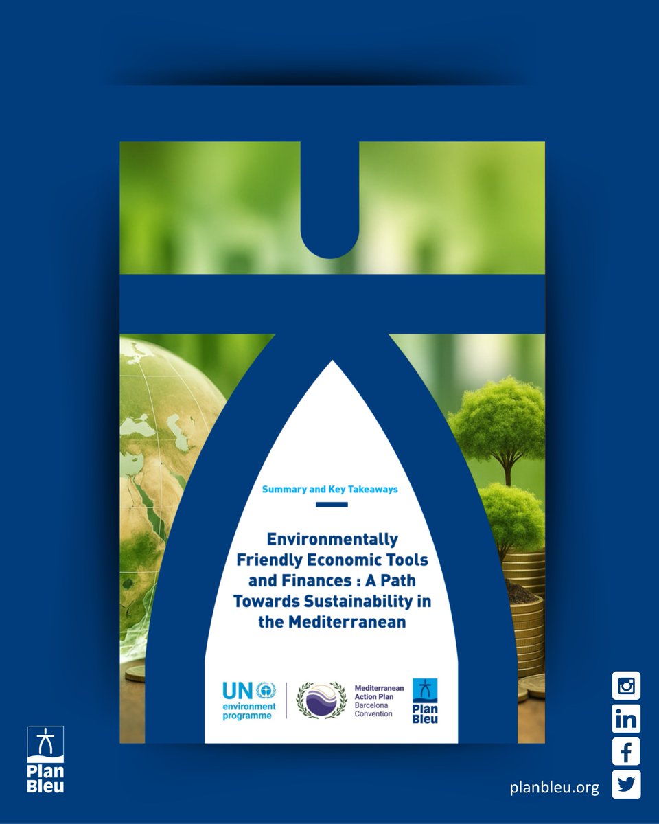 🌊 Plan Bleu published the summary of its report on green finance &amp; economic tools for sustainability in the Mediterranean 🌱

🔎 A key contribution to #BEFF2025 &amp; the #UNOC3 process.
 
Read now 👉 planbleu.org/en/publication…