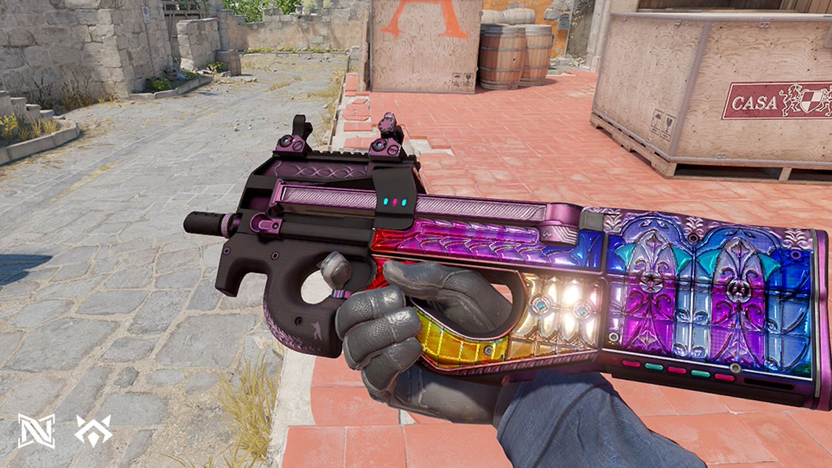Nextgenz_cyril's tweet photo. #19thday P90 | Vitrail purple for @CounterStrike with @seanmikdesign https://t.co/vB0dXCcxvK