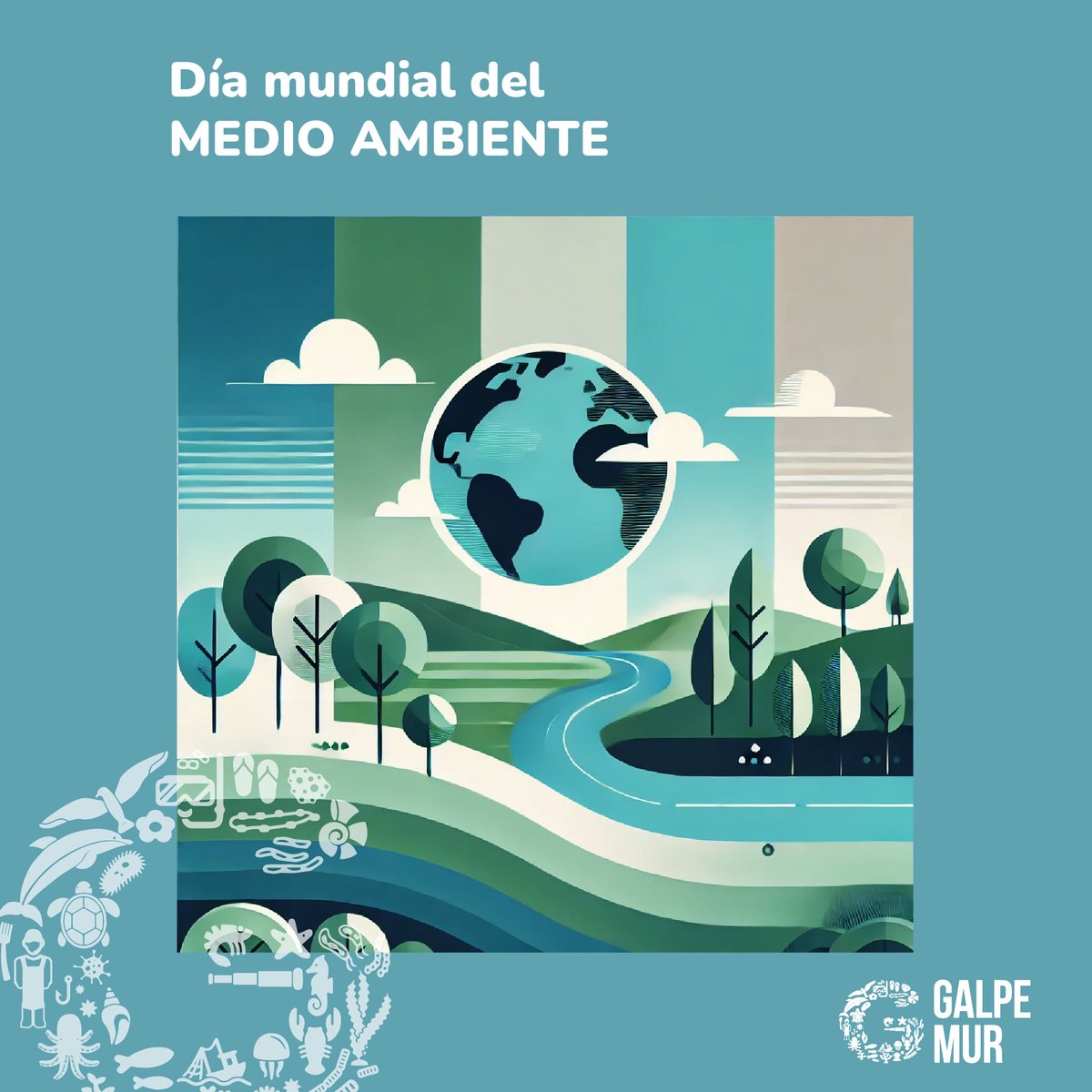 🌍💚 5 de junio – Día Mundial del Medio AmbienteDesde GALPEMUR, recordamos que cuidar el planeta es una tarea de todos. 🌿
Demostremos que queremos y respetamos el medio ambiente. 💙🌱 #DíaMundialDelMedioAmbiente #GALPEMUR #CuidemosElPlaneta