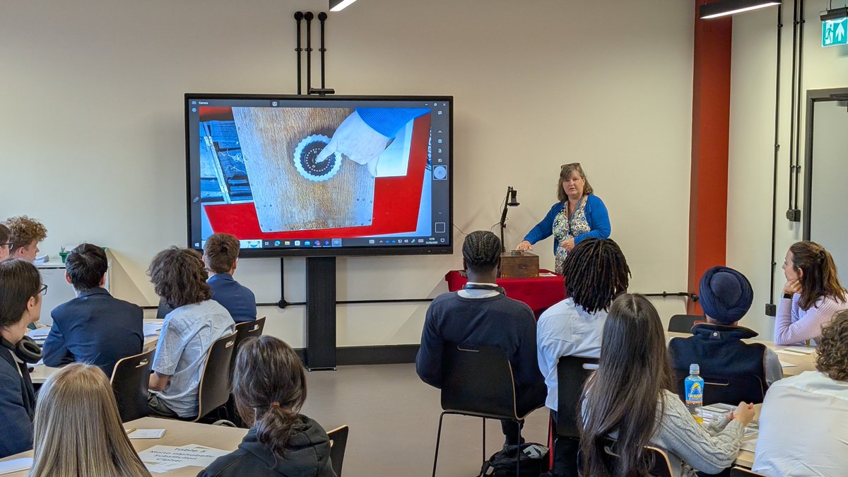 TPS_Hitchin's tweet image. Y12 A Level Maths and Computing groups are today visiting Bletchley Park, learning about the history of encryption and ciphers. Students even got a live demonstration of an authentic Enigma machine! #YourPrioryJourney